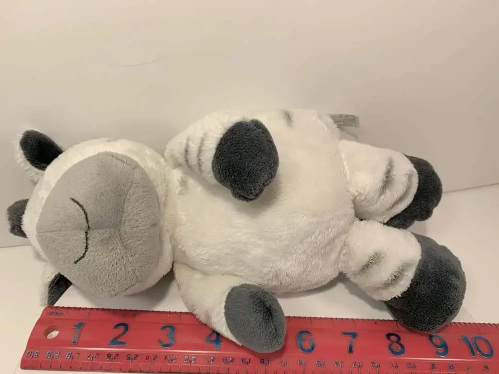 Carter’s Zebra Plush 2012 sewn eyes white and grey stripes